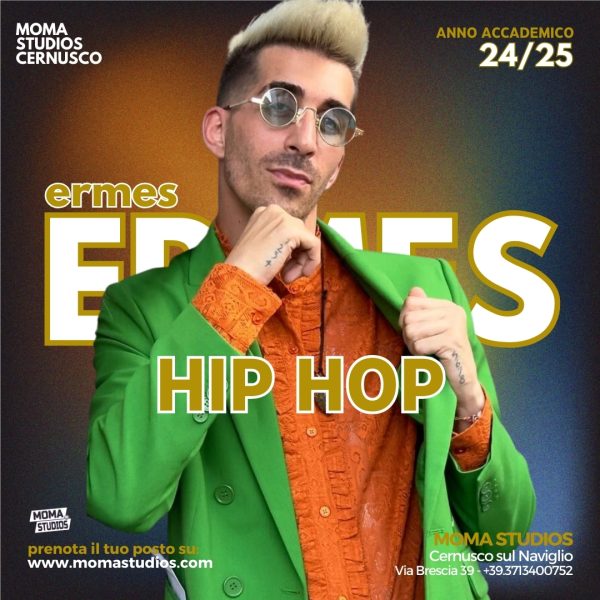 Hip Hop intermedio con Ermes - Mercoledi 19.00