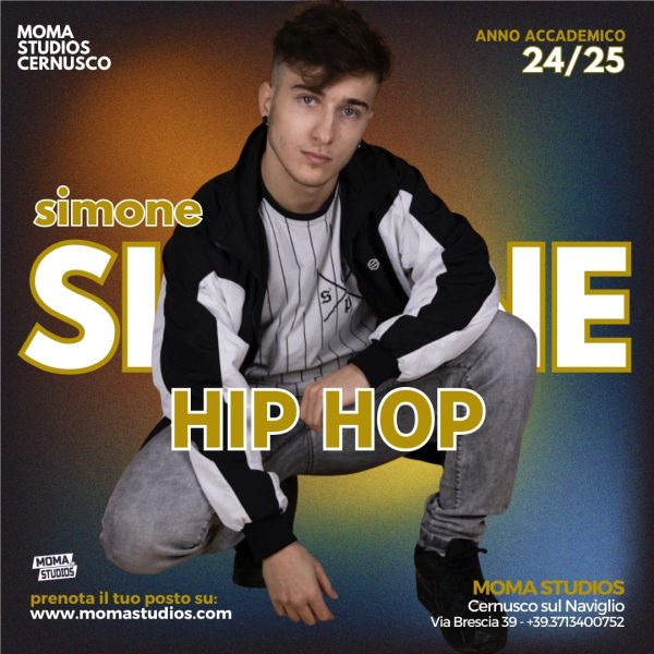 Hip Hop 7/11 anni base con Simone - Martedi 18.00