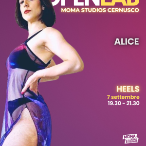 Lunedì 7 Settembre - Heels con Alice - 19:30/21:30