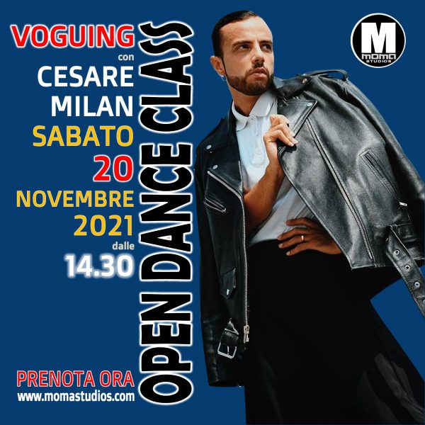 VOGUING con Cesare Milan - Sabato 20 novembre alle 15.00