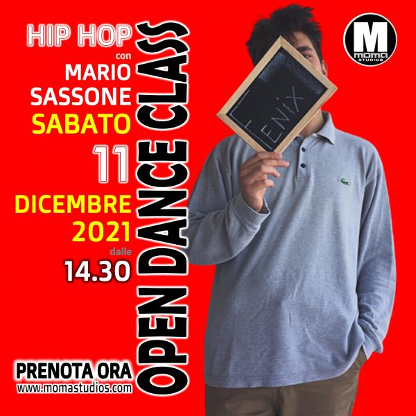HIP HOP con MARIO SASSONE - Sabato 11 dicembre alle 14.30