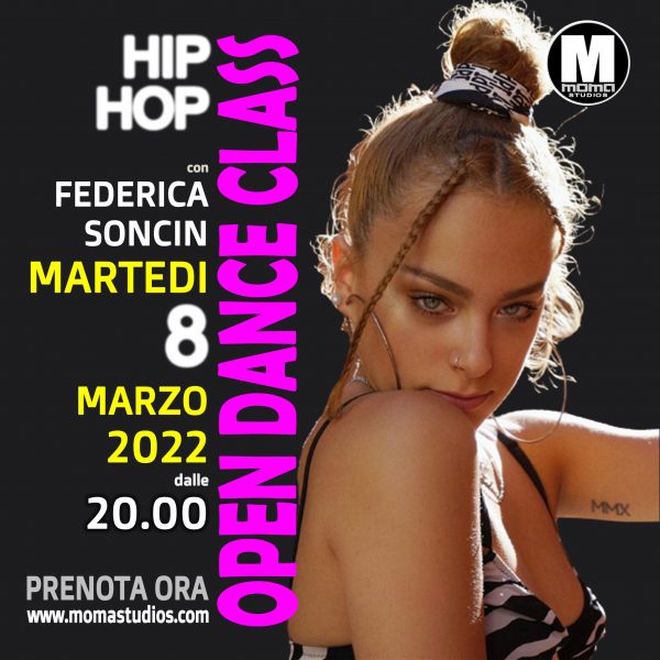 HIP HOP con Federica Soncin - Martedì 8 Marzo 2022 alle 20.00