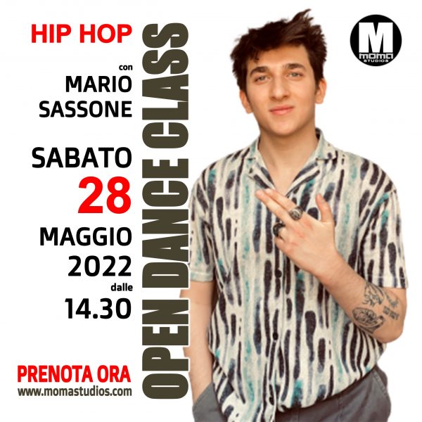 - HIP HOP con MARIO - Sabato 28 Maggio 2022 alle 14.30