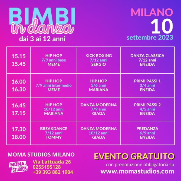 Bimbi in Danza 2023