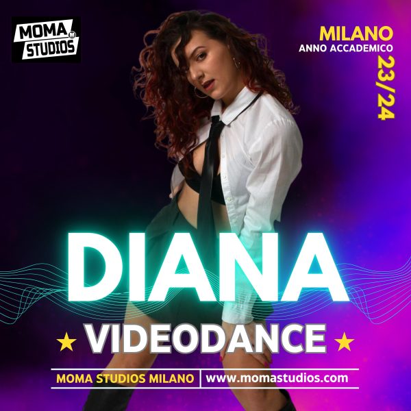 Videodance Livello Intermedio con Diana- Lunedì 21.00