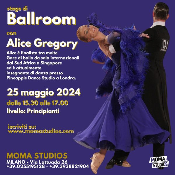Stage di Ballroom con Alice Gregory 25 Maggio 2024
