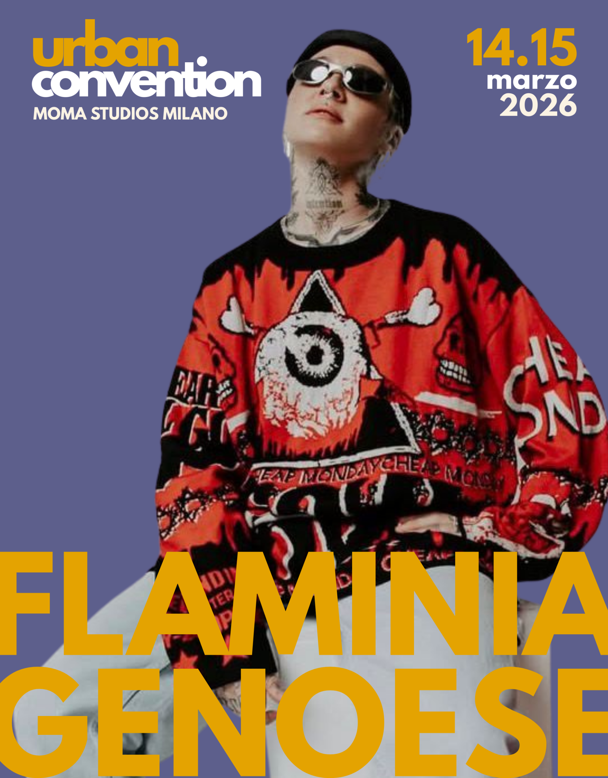 Urban Convention – Lezione con Flaminia Sabato 14 Marzo ore 15:45